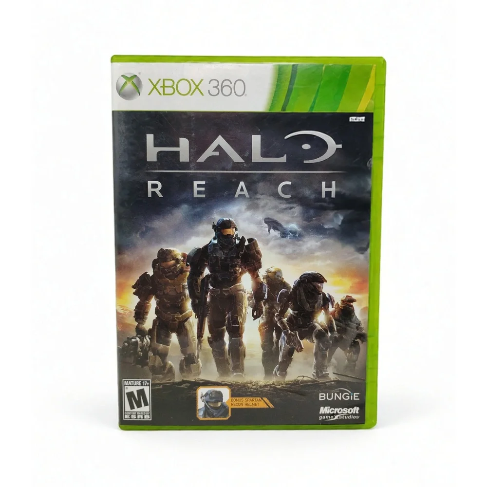 Halo Reach Xbox 360 Game Complete Disc Manual Sci-Fi Shooter Bungie Noble Team